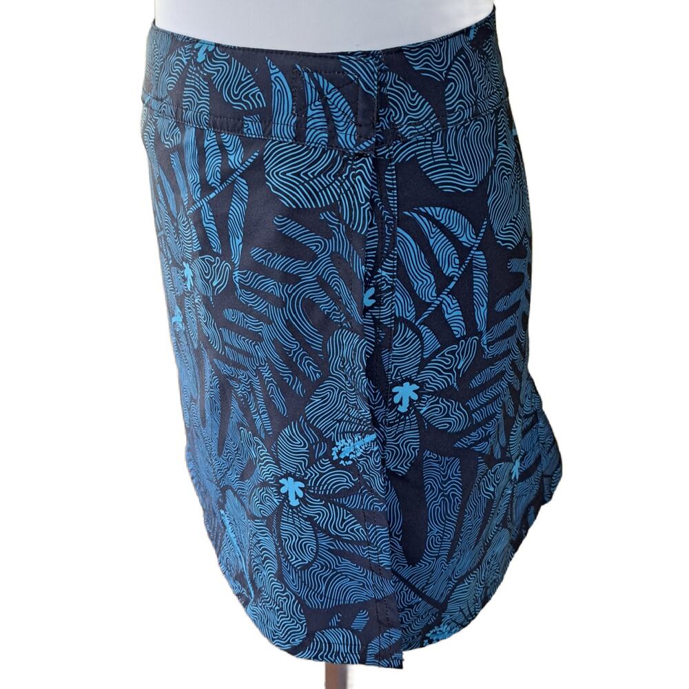 RipSkirt Hawaii Wrap Mini Skirt X-Small Length 1 Coverup Moonlight Maui Blue - Picture 6 of 12